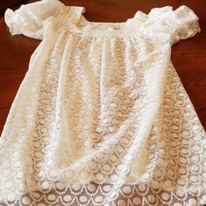 🌸Host Pick🌸Beautiful Boho chic cream lace top!